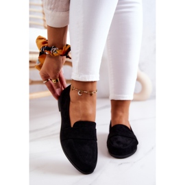 PE1 Jayden svart mocka loafers med bälte 2