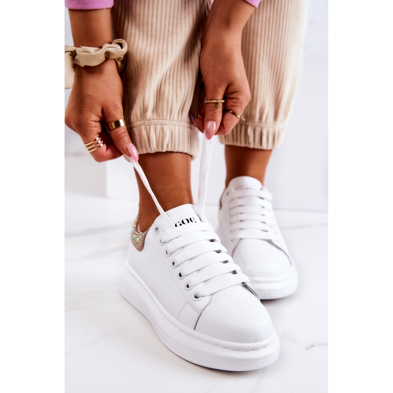 Sportskor för kvinnor GOE JJ2N4051 Vit och rosa 1