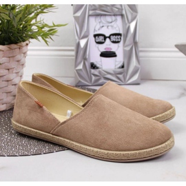 Espadrillos med en skuren Vinceza W JAN82B beige 2