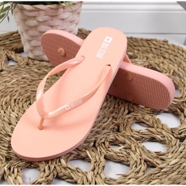 Beach flipflops Big Star W JJ274A386 naken rosa 2