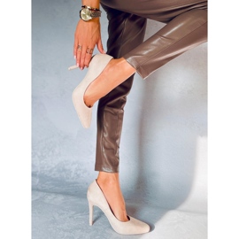 Editta Beige högklackat dam 2