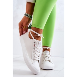 Low Leather Sneakers Big Star JJ274007 Vit 1