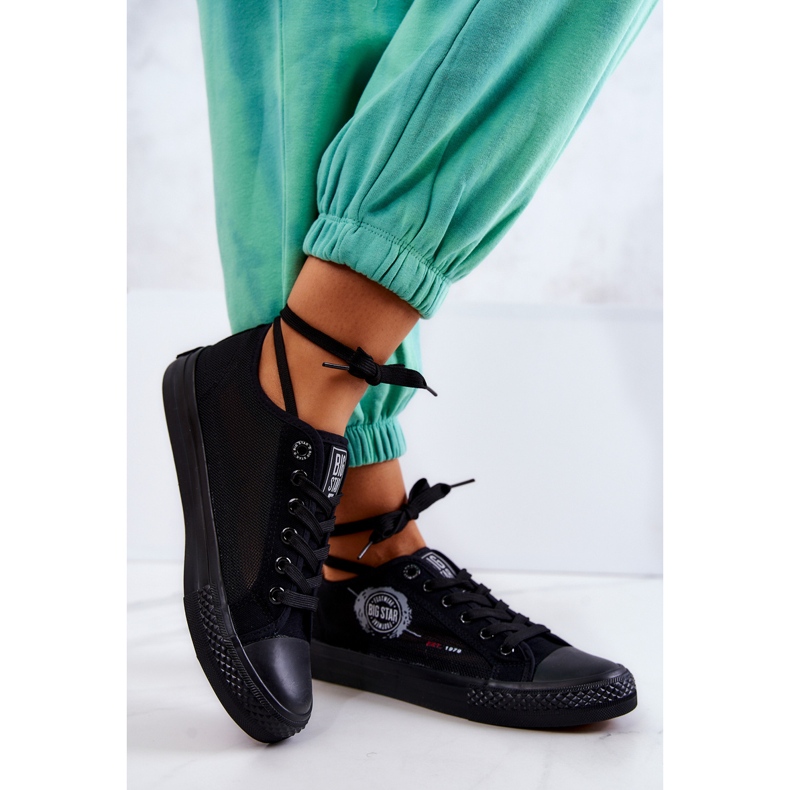 Damsneakers Big Star JJ274A256 Svarta sneakers 2