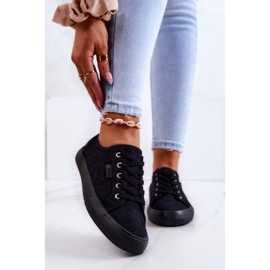 Openwork Sneakers Big Star JJ274064 Svart 2