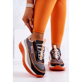 Sportskor Sneakers Big Star JJ274996 Grå-Orange 2