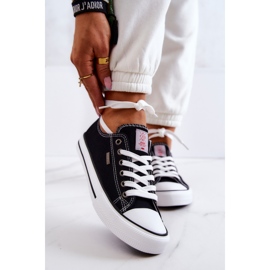 Klassiska sneakers för kvinnor Cross Jeans JJ2R4011C Svart 1