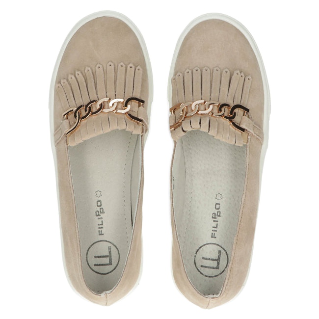 Lordsy läderskor för kvinnor Filippo DP3532 / 22 Beige 5