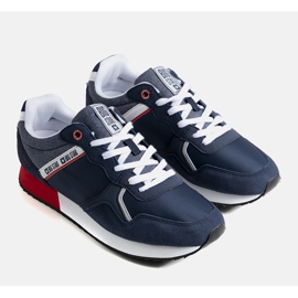 Marinblå sneakers för män Big Star JJ174146 1