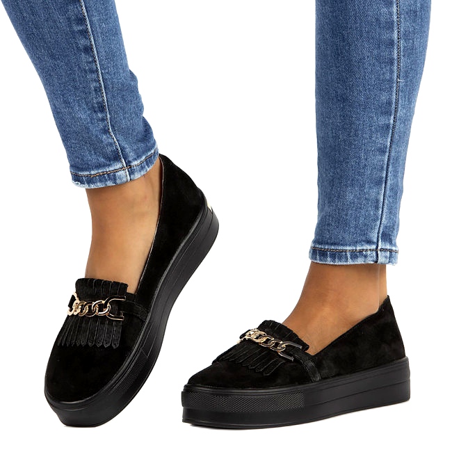 Lordsy läderskor för kvinnor Filippo DP3532 / 22 Svart 4