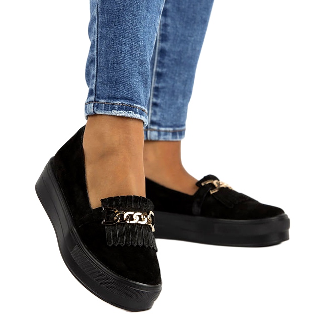 Lordsy läderskor för kvinnor Filippo DP3532 / 22 Svart 5