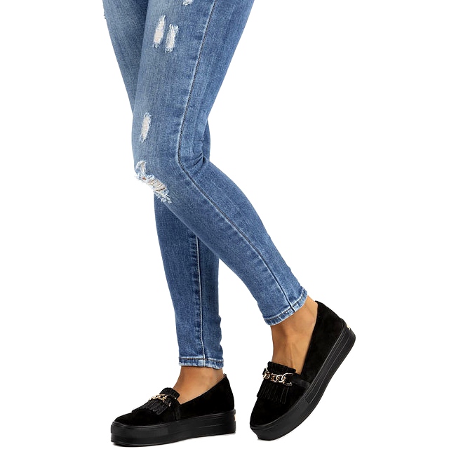 Lordsy läderskor för kvinnor Filippo DP3532 / 22 Svart 3