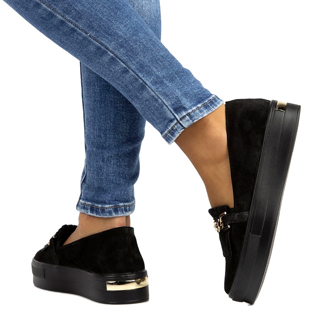 Lordsy läderskor för kvinnor Filippo DP3532 / 22 Svart 6