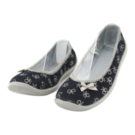 Befado barnballerinor med rosett 980Y097 svart 2