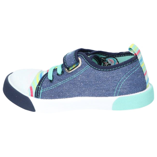 American Club Kardborrpojkar sneakers American Ten14/22 jeans läderinsats blå 1