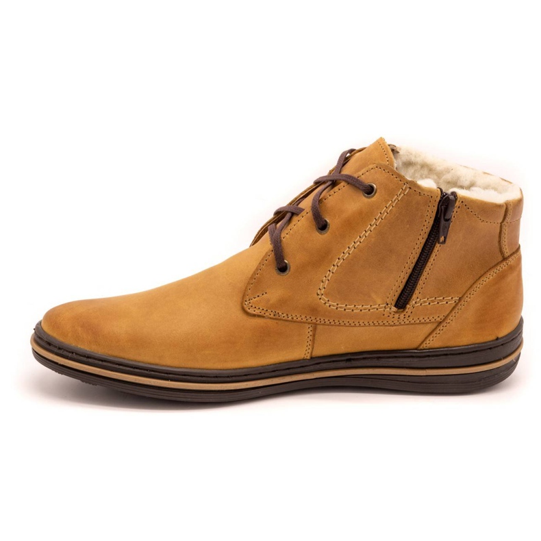 Polbut 339 röda skor för män brun orange 1