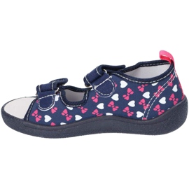 American Club Amerikanska sandaler tofflor, läderinlägg TEN19 / 22 Marinblå 2