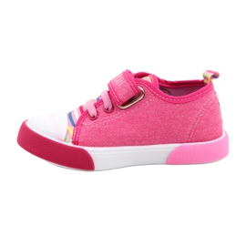 American Club Kardborrsneakers American Ten17/22 rosa läderinsats 1