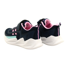 American Club HL58/22 sportskor för tjejer, marinblå 5