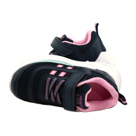 American Club HL58/22 sportskor för tjejer, marinblå 4