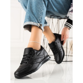 TRENDI Klassiska sportskor svart 1