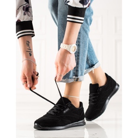 TRENDI Klassiska sportskor svart 2