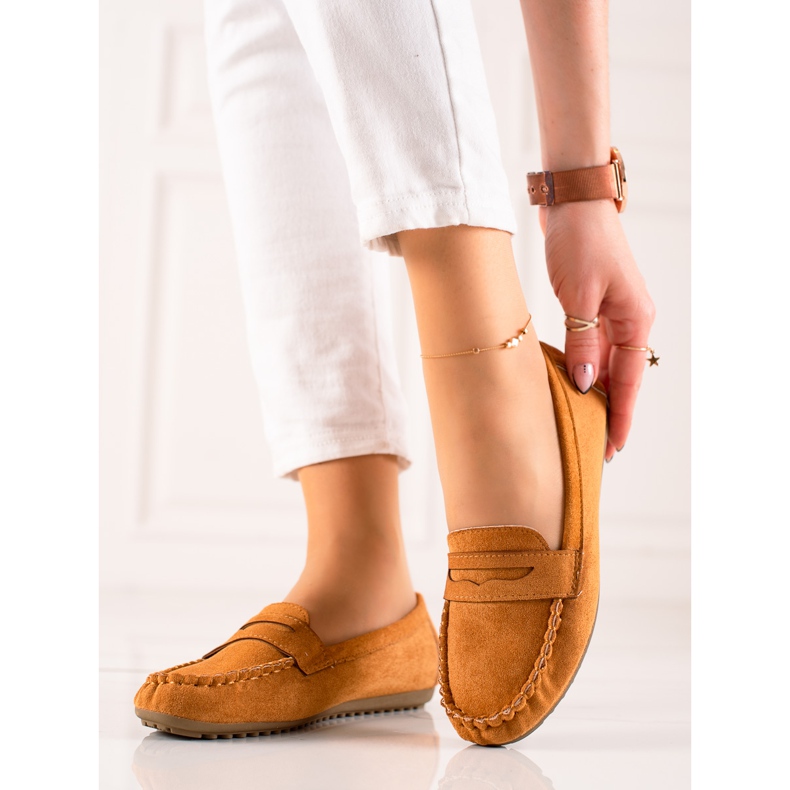 TRENDI Klassiska loafers brun 1