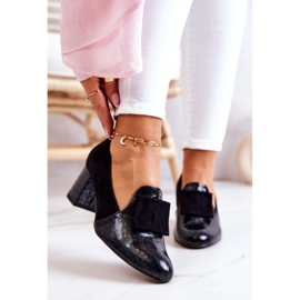 PA2 Svart Diana Mocka Snakeskin Pumps 1