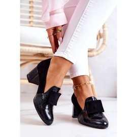 PA2 Svart Diana Mocka Snakeskin Pumps 2