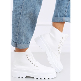 Costa White ankelhöga vandringssneakers vit 1