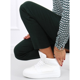 Rocha White high-top sneakers vit 1