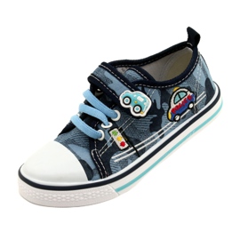 American Club Amerikanska sneakers barnskor läderinlägg TEN54 / 22 Moro ['marinblå', 'blå'] blå 3