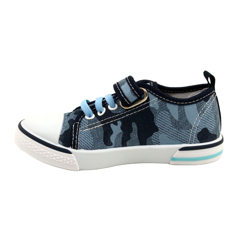 American Club Amerikanska sneakers barnskor läderinlägg TEN54 / 22 Moro ['marinblå', 'blå'] blå 1