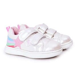 Evento Girls 'Sports Shoes With a Star 21DZ23-3904 White vit 4