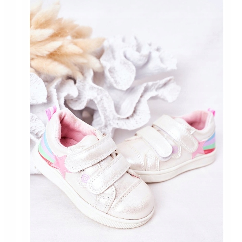 Evento Girls 'Sports Shoes With a Star 21DZ23-3904 White vit 3