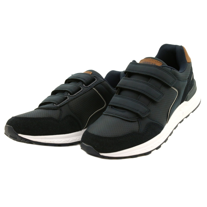 Kardborrband sportskor American Club AA15 / 22 Marinblå 2