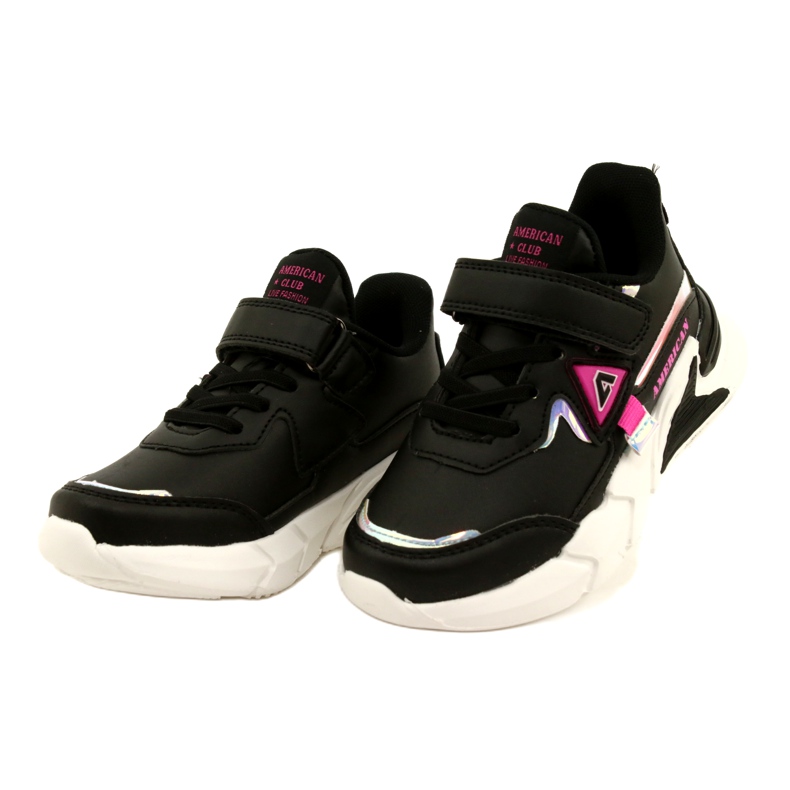 American Club Kardborrsportskor med hologram AA24/22 svart 2