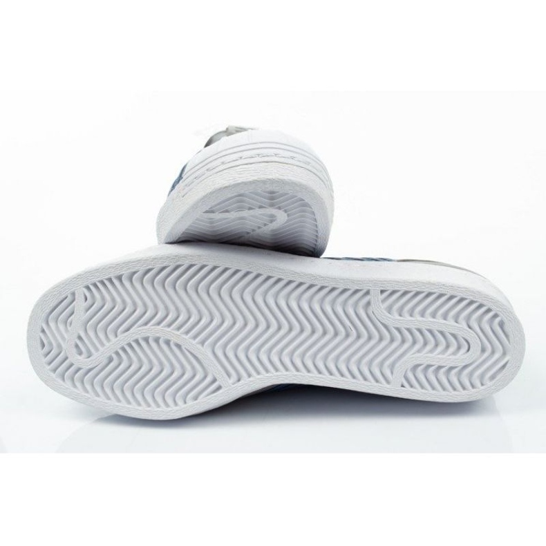 Adidas Superstar Slipon W CG6012 skor blå grå 3