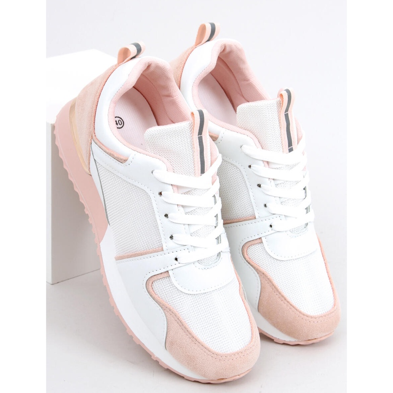 Montse Pink sneakers vit rosa 1