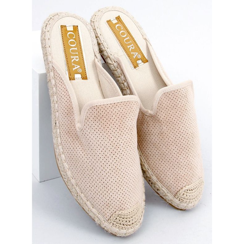 Carmen Beige espadrillotofflor för kvinnor 2