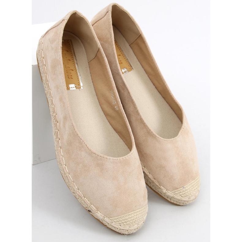 Camino Beige espadrillor för kvinnor 2