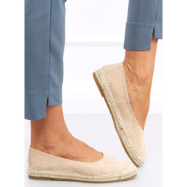 Camino Beige espadrillor för kvinnor 1
