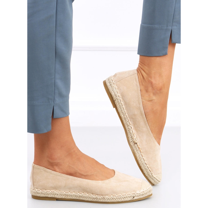 Camino Beige espadrillor för kvinnor 1