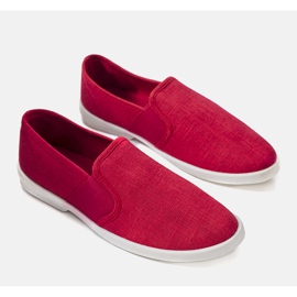 Alfro röda sneakers för män 1