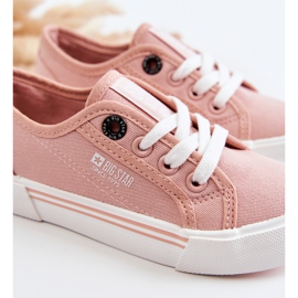 Låga sneakers för barn Big Star JJ374171 Rosa 2