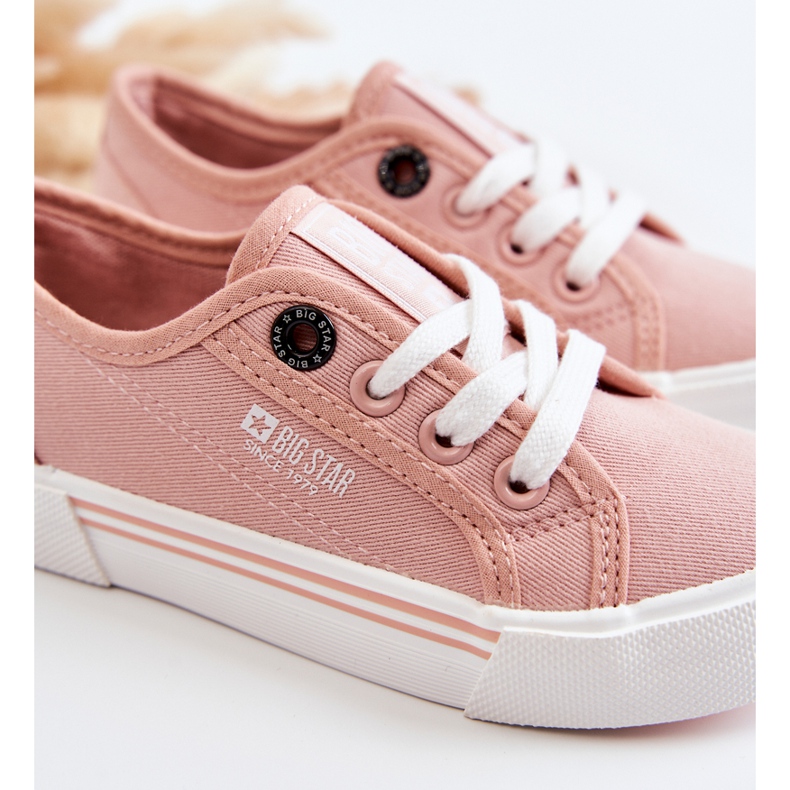 Låga sneakers för barn Big Star JJ374171 Rosa 2