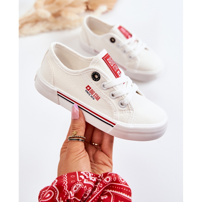 Låga sneakers för barn Big Star JJ374170 Vit 1