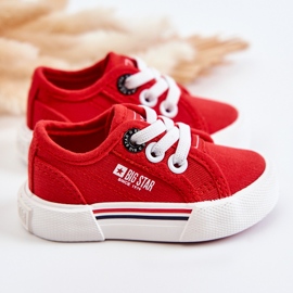 Låga sneakers för barn Big Star JJ374162 Röd 5