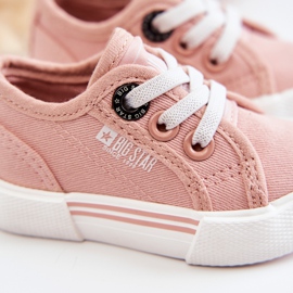 Låga sneakers för barn Big Star JJ374161 Rosa 1