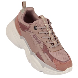 Sportskor på plattformen Big Star W HH274258 rosa mångfärgad 1