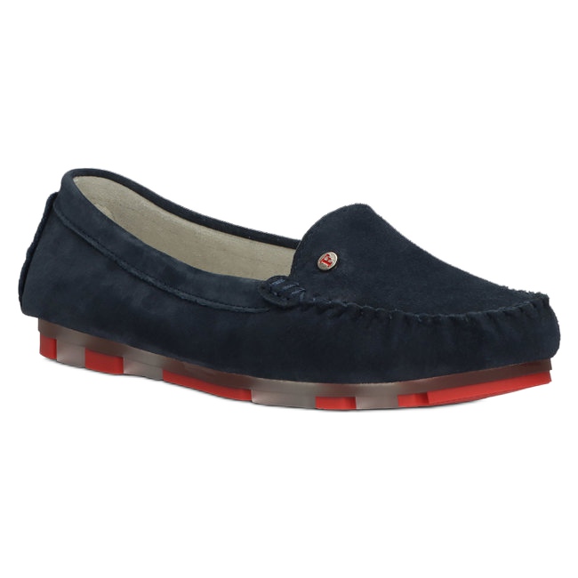 Läder Loafers Filippo DP2037 / 22 NV RD Marinblå röd 1